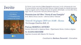 Invito presentazione volume Sr. Maria Teresa Crescini: "Storia di una famiglia"